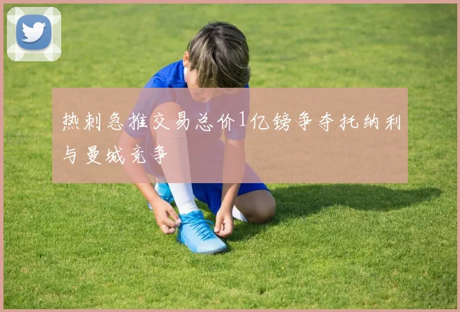 热刺急推交易总价1亿镑争夺托纳利与曼城竞争